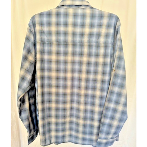 Free Country Excursion THIN Long Sleeve BLUE Shirt MEN XXL, 2X, XXLARGE NEW - Picture 3 of 11